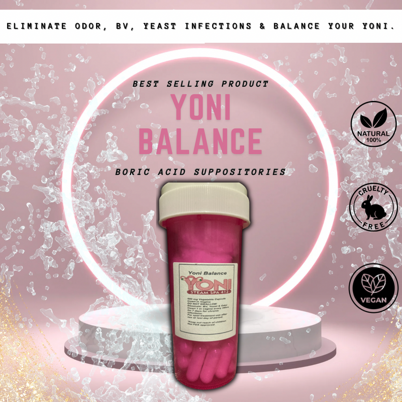 Yoni Balance boric acid suppositories