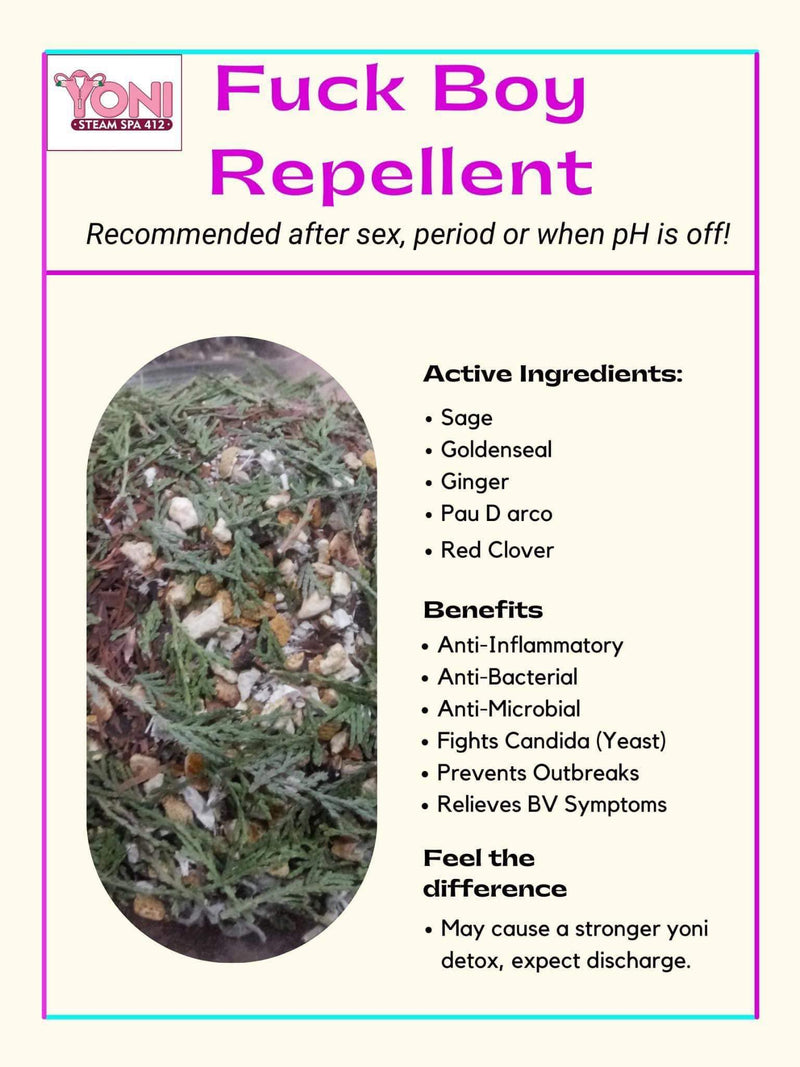 Fuck Boy Repellent (Yoni Steam Blend)